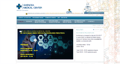 Desktop Screenshot of ghenceamedicalcenter.ro